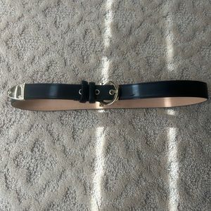 Black Ferragamo Belt